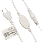 Instalatie De Craciun, Basic, Tip Turturi / Franjuri Cu Flash, 4 M, 132 Led-Uri, Interconectabila