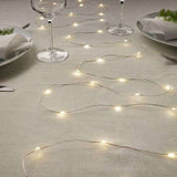 Instalatie De Craciun Cu Baterii Tip Liniar, 2 Jocuri De Lumini, Fir Cupru 10 M 100 Led -Uri