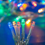 Instalatie De Craciun Cu Baterii Tip Liniar, 2 Jocuri De Lumini, Fir 2 M 20 Led -Uri, Multicolor