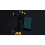Instalatie De Craciun Cu Baterii Tip Liniar, 2 Jocuri De Lumini, Fir 1 M 10 Led -Uri, Alb Cald