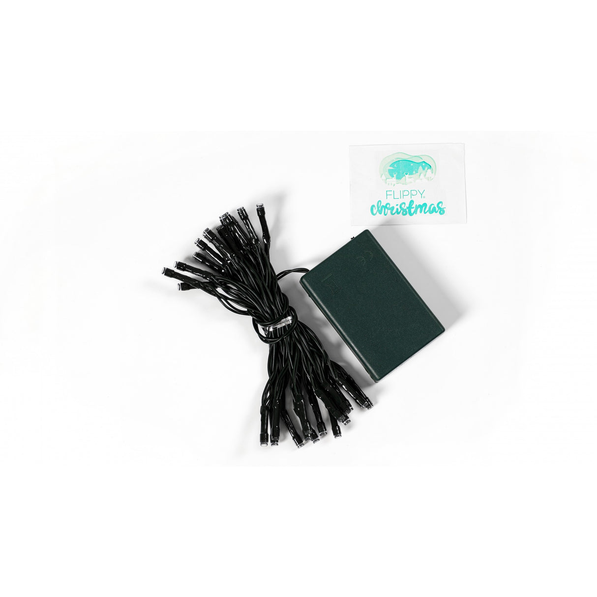 Instalatie De Craciun Cu Baterii Tip Liniar, 2 Jocuri De Lumini, Fir 3 M 30 Led -Uri, Alb Rece