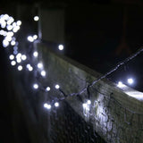 Instalatie De Craciun Cu Baterii Tip Liniar, 2 Jocuri De Lumini, Fir 3 M 30 Led -Uri, Alb Rece