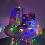 Instalatie De Craciun Yoto, Liniara, Cu 100 Micro Led-Uri, 10 M, 220V, Conectare La Retea, Cu 8 Jocuri De Lumini, Interior/Exterior, Fir, Multicolora - vivimall.ro