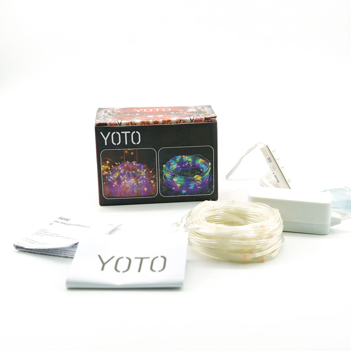 Instalatie De Craciun Yoto, Liniara, Cu 100 Micro Led-Uri, 10 M, 220V, Conectare La Retea, Cu 8 Jocuri De Lumini, Interior/Exterior, Fir, Multicolora - vivimall.ro