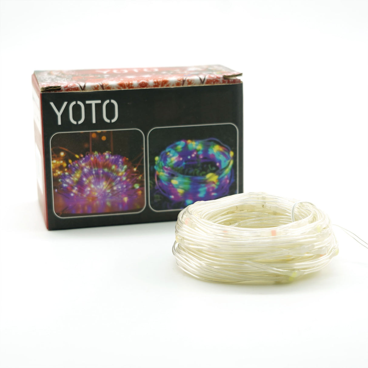 Instalatie De Craciun Yoto, Liniara, Cu 100 Micro Led-Uri, 10 M, 220V, Conectare La Retea, Cu 8 Jocuri De Lumini, Interior/Exterior, Fir, Multicolora - vivimall.ro