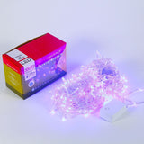 Instalatie de Craciun Flippy® Tip Franjuri, 12 m, 300 LED-uri, Interconectabila, Albastru - vivimall.ro