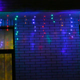 Instalatie De Craciun Tip Franjuri, 12 M, 300 Led-Uri, Interconectabila