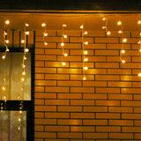 Instalatie De Craciun,, Tip Franjuri, 7 M, 200 Led-Uri, Interconectabila
