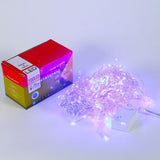 Instalatie de Craciun, Flippy®, Tip Franjuri, 7 m, 200 LED-uri, Interconectabila, Albastru - vivimall.ro