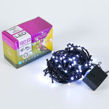 Instalatie De Craciun,, Tip Liniara, 9 M, 100 Led-Uri, Interconectabila, Lumina Mata, Rece