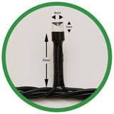 Instalatie De Craciun Tip Liniara, Fir, 17 M, 200 Led-Uri, Interconectabila, Alb Cald