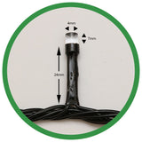 Instalatie De Craciun Tip Liniara, Fir, 17 M, 200 Led-Uri, Interconectabila, Alb Rece