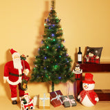 Instalatie de Craciun Flippy® Tip Liniara, Fir Negru, 17 m, 200 LED-uri Mici Rotunde, Interconectabila, Multicolor - vivimall.ro