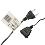 Instalatie De Craciun Tip Liniara, Fir Negru, 24 M, 300 Led-Uri Mici Rotunde, Interconectabila