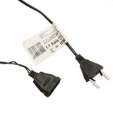 Instalatie de Craciun Flippy® Tip Liniara, Fir Negru, 9 m, 100 LED-uri Hexagonale, Interconectabila, Albastru - vivimall.ro