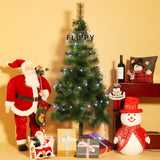 Instalatie de Craciun Flippy® Tip Liniara, Fir Negru, 9 m, 100 LED-uri, Interconectabila, Alb Rece - vivimall.ro