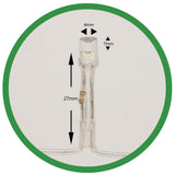 Instalatie de Craciun, Flippy®, Tip Plasa, 1.5 x 1.5 m, 120 LED-uri, Interconectabila, Alb Cald - vivimall.ro