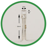 Instalatie de Craciun, Flippy®, Tip Plasa, 1.5 x 1.5 m, 120 LED-uri, Interconectabila, Multicolor - vivimall.ro