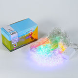 Instalatie de Craciun, Flippy®, Tip Plasa cu Stelute, 6 x 0.5 m, 160 LED-uri, Interconectabila, Multicolor - vivimall.ro