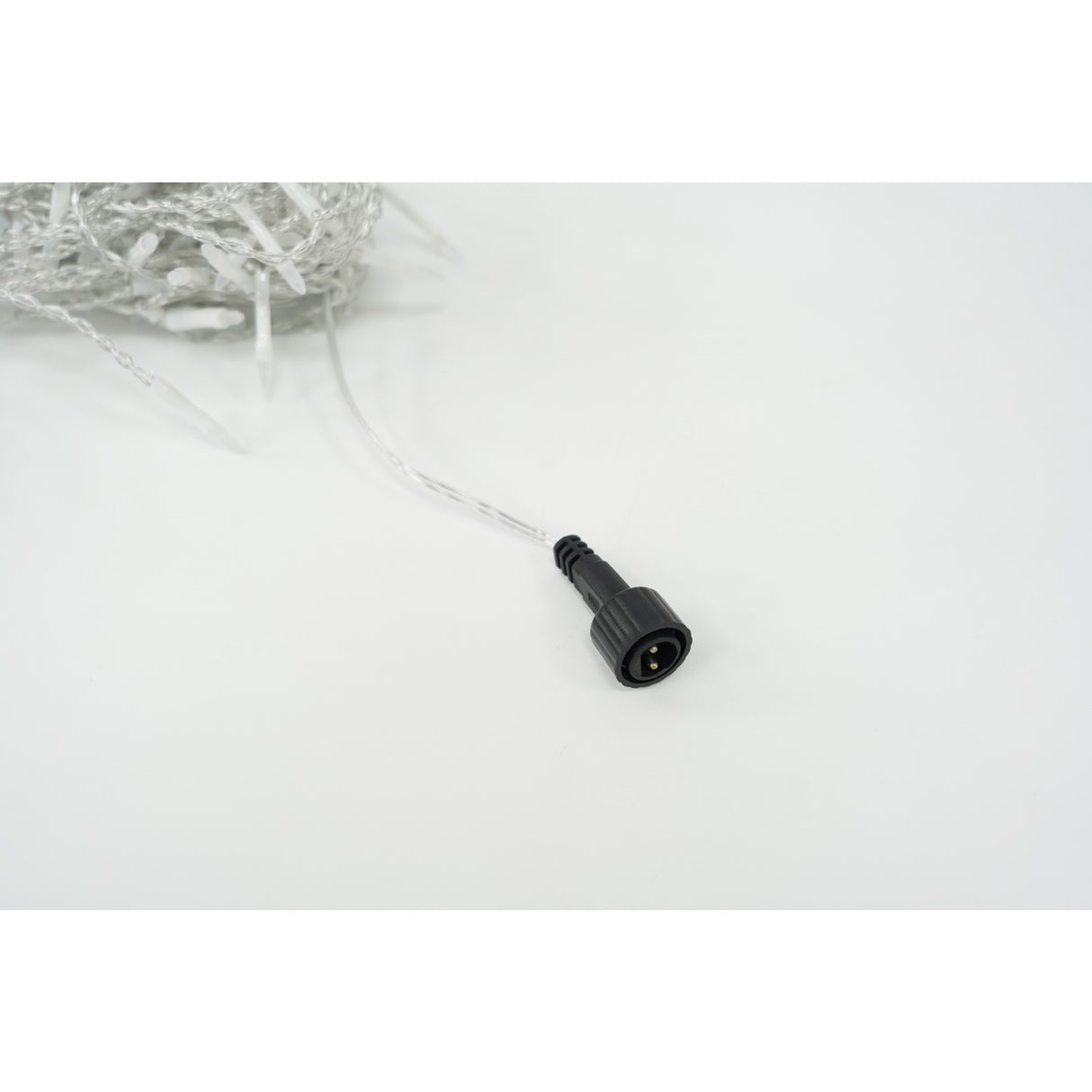 Instalatie de Craciun Flippy® Tip Turturi, 8 jocuri de lumini Sectiune 3 m, 96 LED-uri, Interconectabila, Fir Transparent, Alb Rece - vivimall.ro