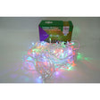 Instalație Crăciun Flippy turturi cu flash, 143 LED-uri albe, secțiune 5 m, fir alb, vedere frontală