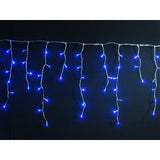 Instalatie de Craciun, Flippy®, Tip Turturi, Sectiune 5 m, 143 LED-uri, 8 Jocuri de Lumini, Fir Alb, Lumina Albastra, IP44, Interconectabila - vivimall.ro