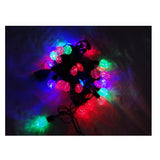 Instalatie De Craciun Liniara Rgrb Yoto, 10 M, Din Care 1 M Prelungitor 220V, 40 Led, Utilizare Interior/Exterior, Interconectabila, Fir Negru - vivimall.ro