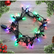 Instalatie De Craciun Liniara Rgrb Yoto, 10 M, Din Care 1 M Prelungitor 220V, 40 Led, Utilizare Interior/Exterior, Interconectabila, Fir Negru - vivimall.ro