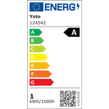 Instalatie De Craciun Liniara Rgrb Yoto, 10 M, Din Care 1 M Prelungitor 220V, 40 Led, Utilizare Interior/Exterior, Interconectabila, Fir Negru - vivimall.ro