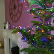 Instalatie De Craciun Liniara Yoto, 10 M, Din Care 1 M Cablu Priza 220V, 100 Led, 8 Jocuri De Lumini, Controler, Fir Negru - vivimall.ro
