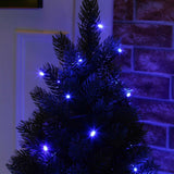 Instalatie De Craciun Liniara Yoto, 17 M, Din Care 1 M Cablu Priza 220V, 200 Led, 8 Jocuri De Lumini, Controler, Fir Negru - vivimall.ro