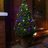 Instalatie de Craciun Liniara Yoto, 22 m, din care 1 m Prelungitor 220V, 300 LED, 8 jocuri de lumini, Controler, Utilizare Interior/Exterior, Fir Negru, multicolor - vivimall.ro