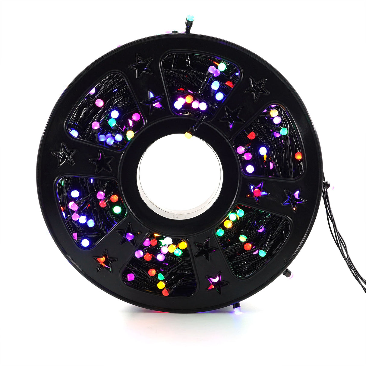 Instalatie De Craciun Liniara Yoto, 50 M, 1 M Prelungitor 220V, 498 Led, 8 Jocuri De Lumini, Controler, Fir Negru, Utilizare Interior/Exterior, Protectie Anti-Inghet, Fir Cupru - vivimall.ro