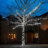 Instalatie De Craciun Liniara Yoto, 50 M, 1 M Prelungitor 220V, 498 Led, 8 Jocuri De Lumini, Controler, Fir, Utilizare Interior/Exterior, Protectie Anti-Inghet, Fir Cupru, Alb Rece - vivimall.ro