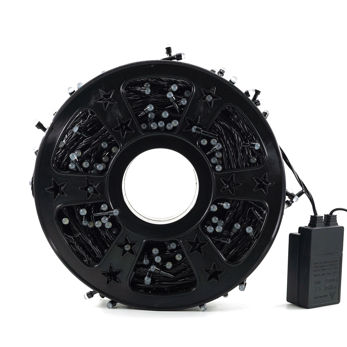 Instalatie De Craciun Liniara Yoto, 50 M, 1 M Prelungitor 220V, 498 Led, 8 Jocuri De Lumini, Controler, Fir, Utilizare Interior/Exterior, Protectie Anti-Inghet, Fir Cupru, Alb Rece - vivimall.ro