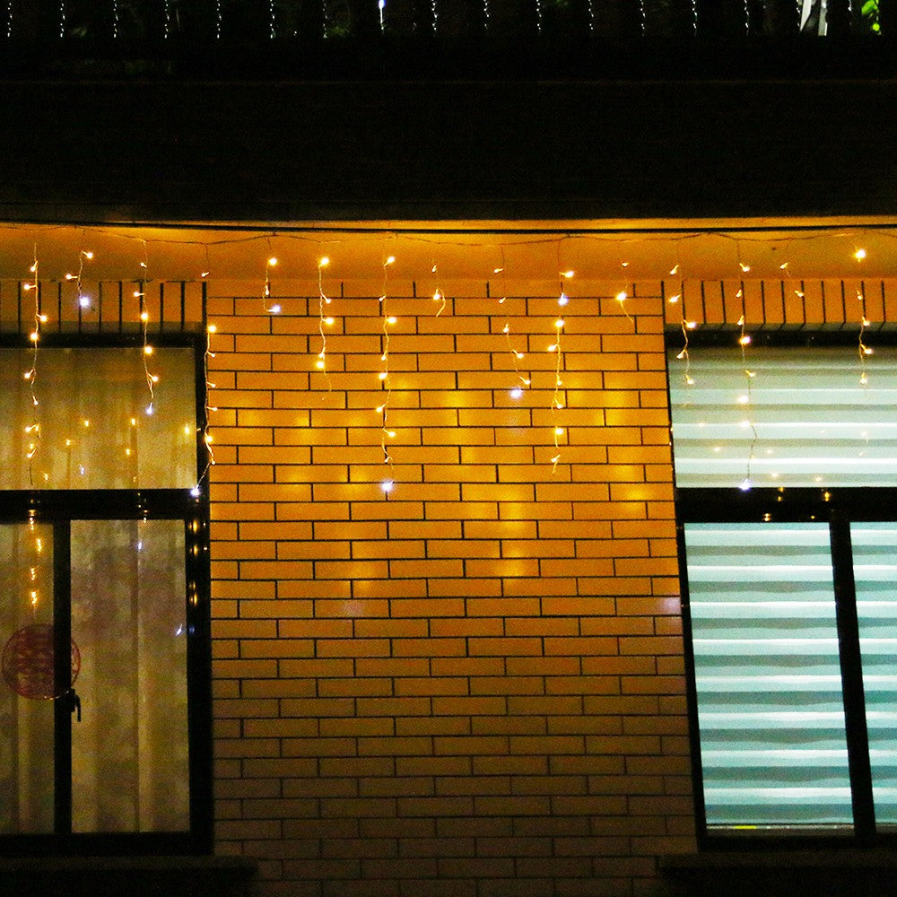 Instalatie De Craciun, Premium, Tip Franjuri Cu Flash, 4 M, 132 Led-Uri, Interconectabila