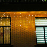 Instalatie De Craciun, Premium, Tip Franjuri Cu Flash, 4 M, 132 Led-Uri, Interconectabila
