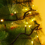 Instalatie de Craciun, Premium Flippy®, Tip Liniara, 21 m, 300 LED-uri, Interconectabila, Alb Cald - vivimall.ro