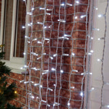 Instalatie De Craciun, Premium, Tip Perdea Cu Flash, 360 Led-Uri Mari, Rece, Interconectabila