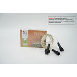 Instalatie de Craciun Tip Liniar, 8 jocuri de lumini, Fir Cupru, 5 m, 50 LED -uri, Alb Rece - vivimall.ro