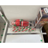 Instalatie LED de Craciun, Flippy, cu Accesorii, Lumina Calda, Lungime 3 m, 16 Trepte, 288 de Luminite, 8 Moduri, Model Mos Craciun pe Scara,  Alb cald