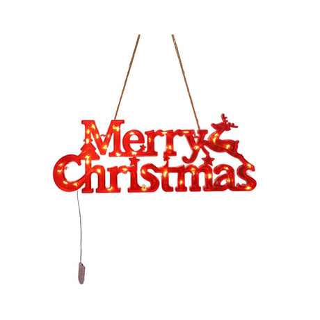 Instalatie Led De Craciun, Litere 3D, Merry Christmas, Lumina Calda