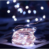 Instalatie Liniara de Craciun, 15 m, 150 Led-uri, Alb Rece, 8 jocuri de lumini, Transformator, Interconectabila, Prelungitor 5 m inclus, Fir Cupru, Vivimall - vivimall.ro