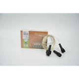 Instalatie Liniara de Craciun, 25 m, 250 Led-uri, Alb Rece, 8 jocuri de lumini, Transformator, Interconectabila, Prelungitor 5 m inclus, Fir Cupru, Vivimall - vivimall.ro