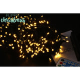 Instalatie Luminoasa De Craciun Cu Led, 300 Led-Uri, 32 Metri Lungime, 8 Programe, Interior/Exterior, Incarcare Solara