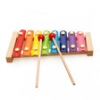 Instrument Muzical Xilofon Din Lemn, 8 Note Muzicale, 2 Bete De Percutie, 4-6 Ani, Multicolor - vivimall.ro