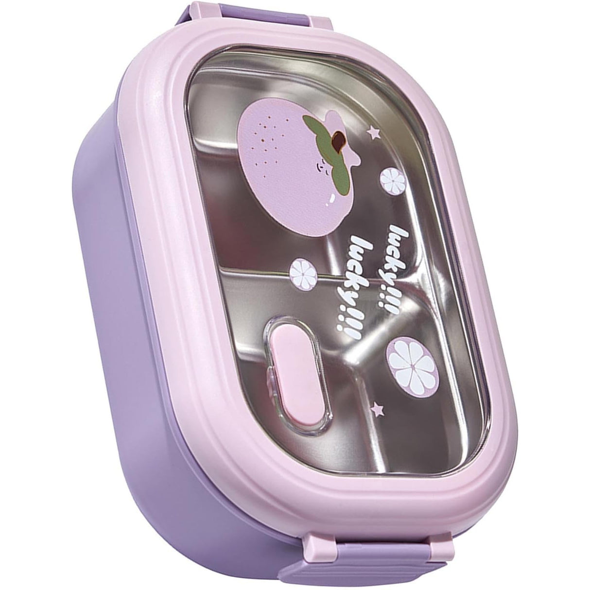 Cutie Pentru Pranz Sau Gustari, Cu Doua Compartimente, Pentru Copii Si Adulti, Etansare, Pp, Perfect Pentru Scoala Si Birou, 1000 Ml, 22.5X14.5X8 Cm - vivimall.ro