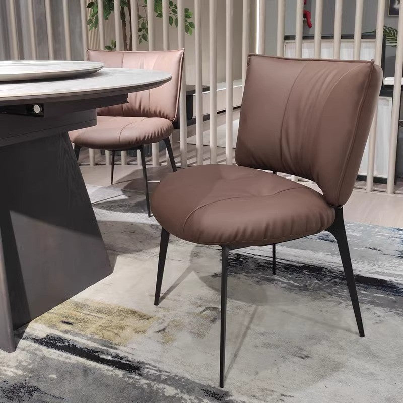 Scaun dining Flippy 45x49x82 cm, design italian minimalist, vedere laterală dreaptă