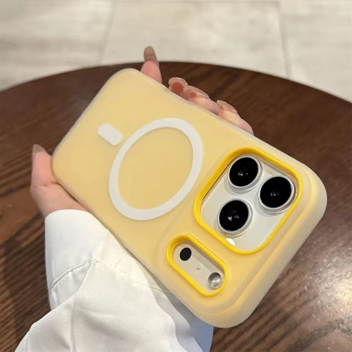 Husa Jelly Magnetic 2in1, Flippy, pentru iPhone 17 Air, Magsafe, Portocaliu