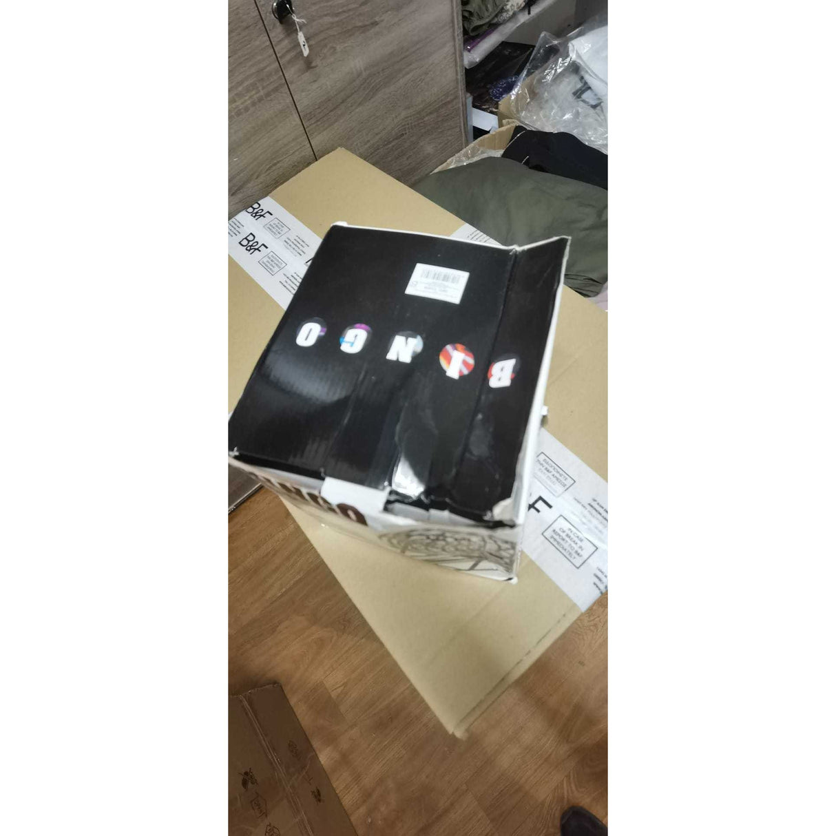 Joc Bingo Din Metal, 75 Bile Albe, Portabil, Resigilat - vivimall.ro
